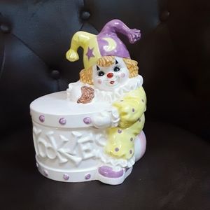 Vintage Musical Jester Cookie Jar